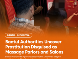 Bantul Officials Crack Down on Alleged Prostitution Disguised as Massage Parlors and Salons