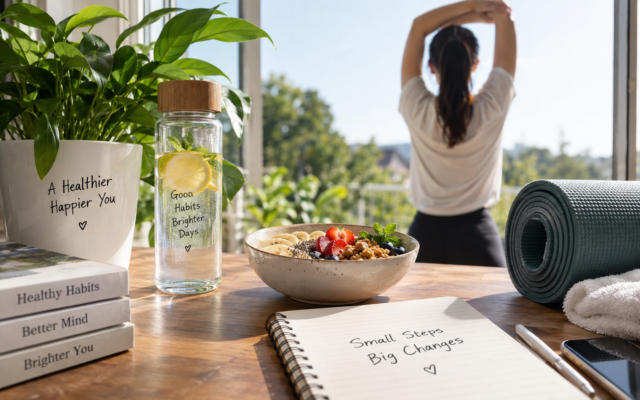 Bright Wellness Morning by the Window